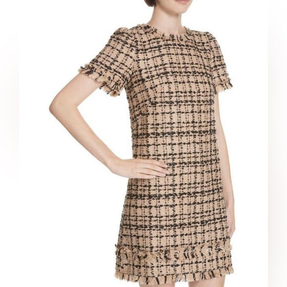Kate Spade tweed two tone dress - Picture 2 of 8